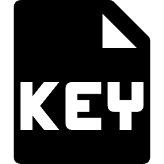 File Key Icon from Nova Solid Set