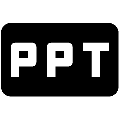 File Power Point Ppt 1 Icon from Nova Solid Set