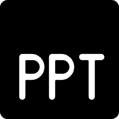 File Ppt 1 Icon from Ultimate Bold Set