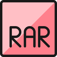 File Rar 1 Icon from Ultimate Colors Set