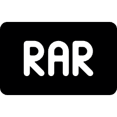 File Rar Icon from Ultimate Bold Set