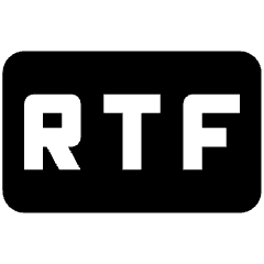 File Rtf 1 Icon from Nova Solid Set
