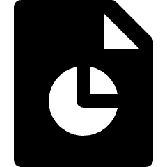 File Sheet Graph Icon from Nova Solid Set