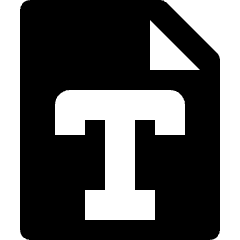 File Text Icon from Nova Solid Set