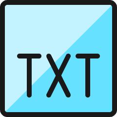 File Txt 1 Icon from Ultimate Colors Set
