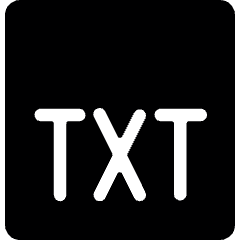 File Txt 1 Icon from Ultimate Bold Set