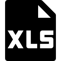 File Xls Icon from Nova Solid Set