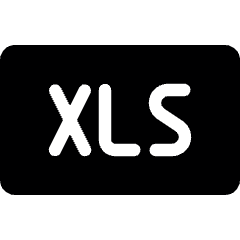 File Xls Icon from Ultimate Bold Set