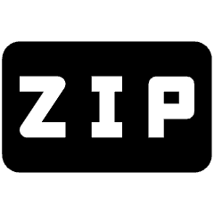 File Zip 1 Icon from Nova Solid Set