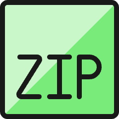 File Zip 1 Icon from Ultimate Colors Set
