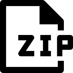 File Zip Icon from Nova Line Icons Set