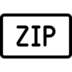 File Zip Icon from Ultimate Light Set