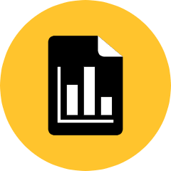 Graph File Icon from Kameleon Pop Set