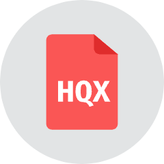 Hqx File Icon from Kameleon Colors Set