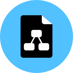 Mindmap File Icon from Kameleon Pop Set