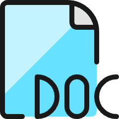 Office File Doc 1 Icon from Ultimate Colors Set