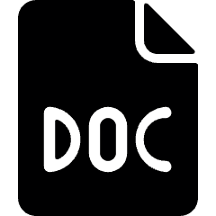 Office File Doc Icon from Ultimate Bold Set