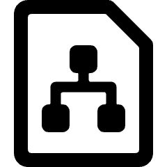 Office File Hierarchy Icon from Ultimate Bold Set