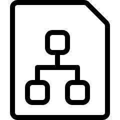 Office File Hierarchy Icon from Ultimate Light Set