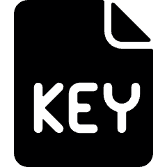 Office File Key Icon from Ultimate Bold Set