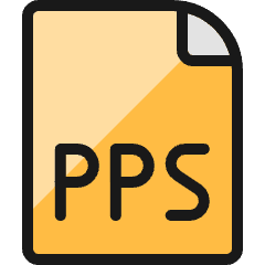 Office File Pps Icon from Ultimate Colors Set