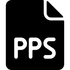 Office File Pps Icon from Ultimate Bold Set