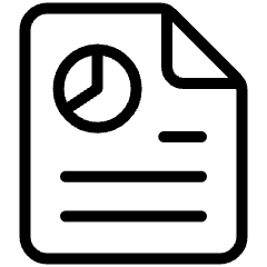 Office File Text Graph Icon from Ultimate Light Set