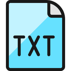 Office File Txt Icon from Ultimate Colors Set