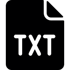 Office File Txt Icon from Ultimate Bold Set