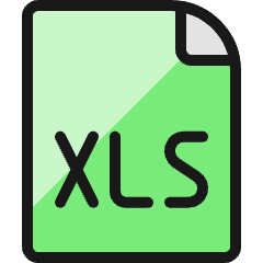 Office File Xls Icon from Ultimate Colors Set