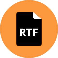 Rtf File Icon from Kameleon Pop Set