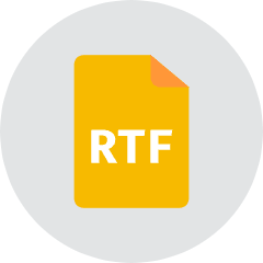 Rtf File Icon from Kameleon Colors Set