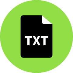 Txt File Icon from Kameleon Pop Set