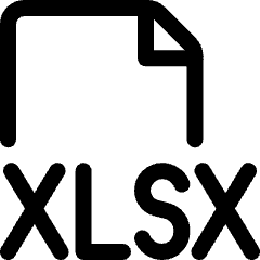 Xlsx Office File Icon from Ultimate Regular Set