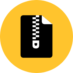 Zip File Icon from Kameleon Pop Set