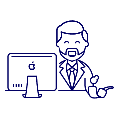 Boss Sit 1 1 Illustration from UX Line Set