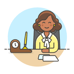 Boss Sit 2 4 Illustration from UX Colors Set