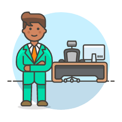 Boss Stand 3 Illustration from UX Colors Set