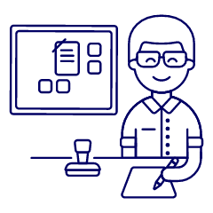 Employee Planner 1 Illustration from UX Line Set