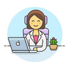 Manager Sit 2 6 Illustration from UX Colors Set