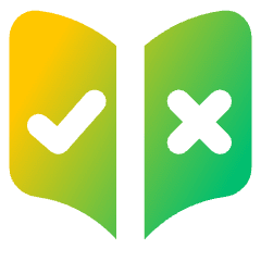 Book Flip Previous Page Arrow Icon from Core Gradient Set