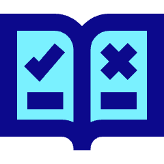 Book Flip Previous Page Arrow Icon from Sharp Pop Set