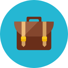 Briefcase Icon from Kameleon Colors Set