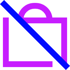 Business Enterprise Off Icon from Sharp Neon Set
