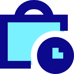 Business Work History Icon from Sharp Pop Set