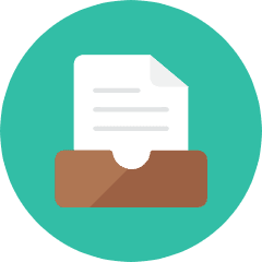 Document Box Icon from Kameleon Colors Set