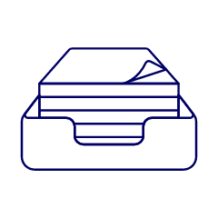 Document Box Illustration from UX Line Set