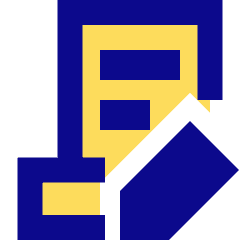 Document Contract Edit Sign Icon from Sharp Pop Set
