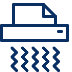 Document Shredder Icon from Cyber Line Set