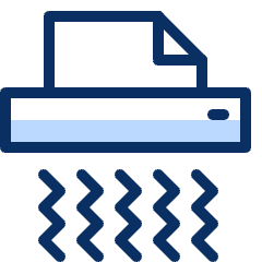 Document Shredder Icon from Cyber Duotone Set